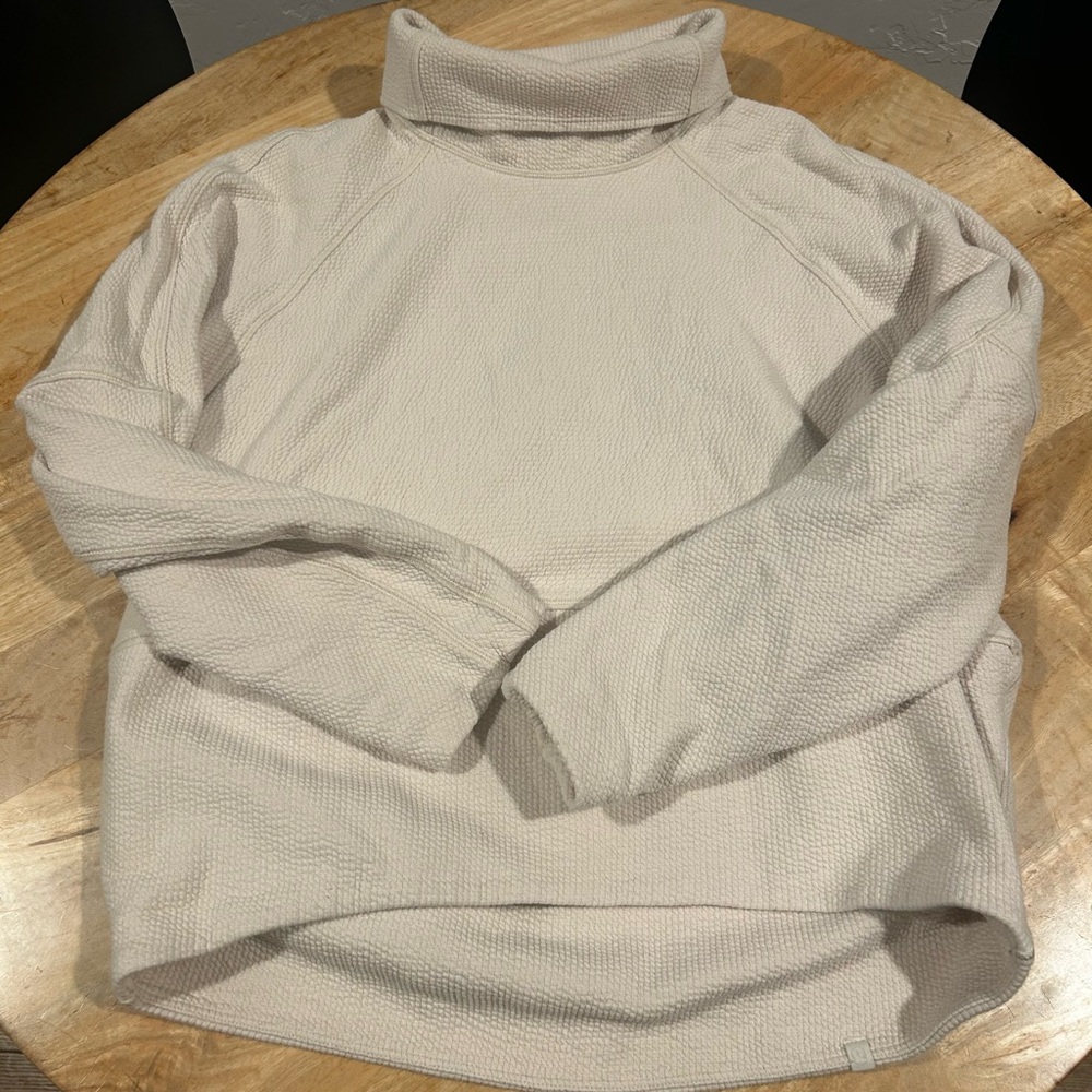 Lululemon Textured Cream Sweater